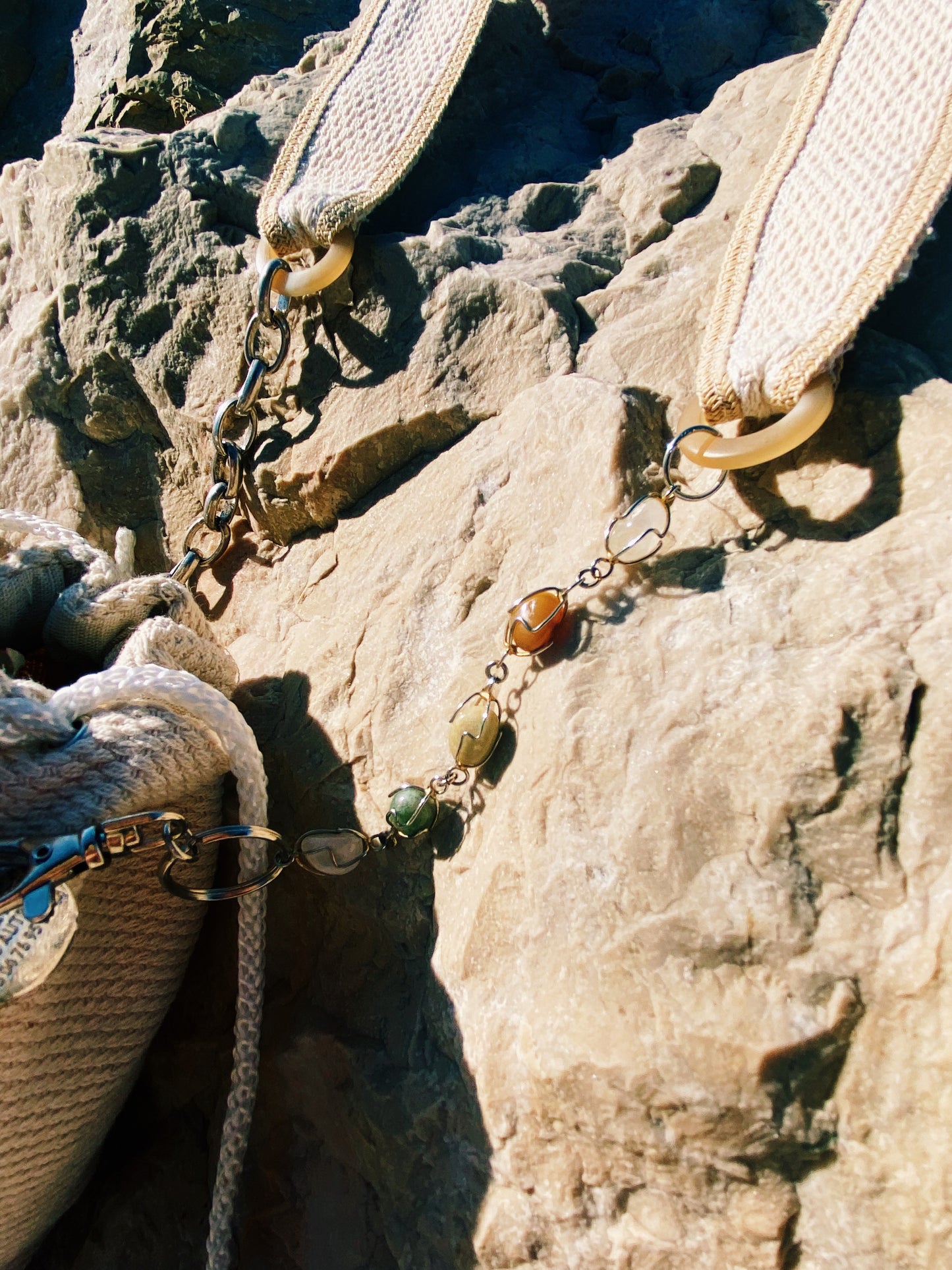 ASTRÉE woven canvas purse bag